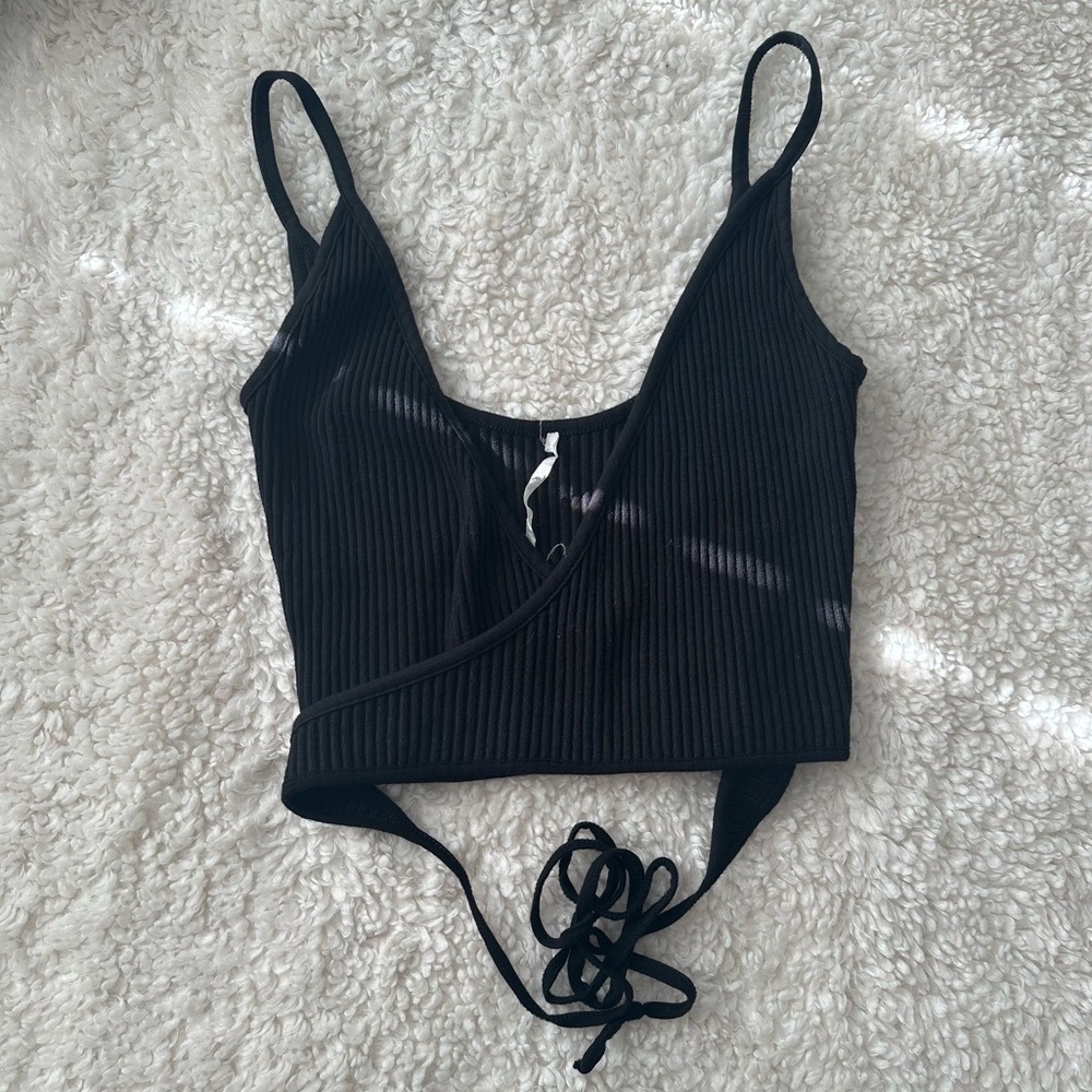 ARE YOU AM I ciel wrap tank top
